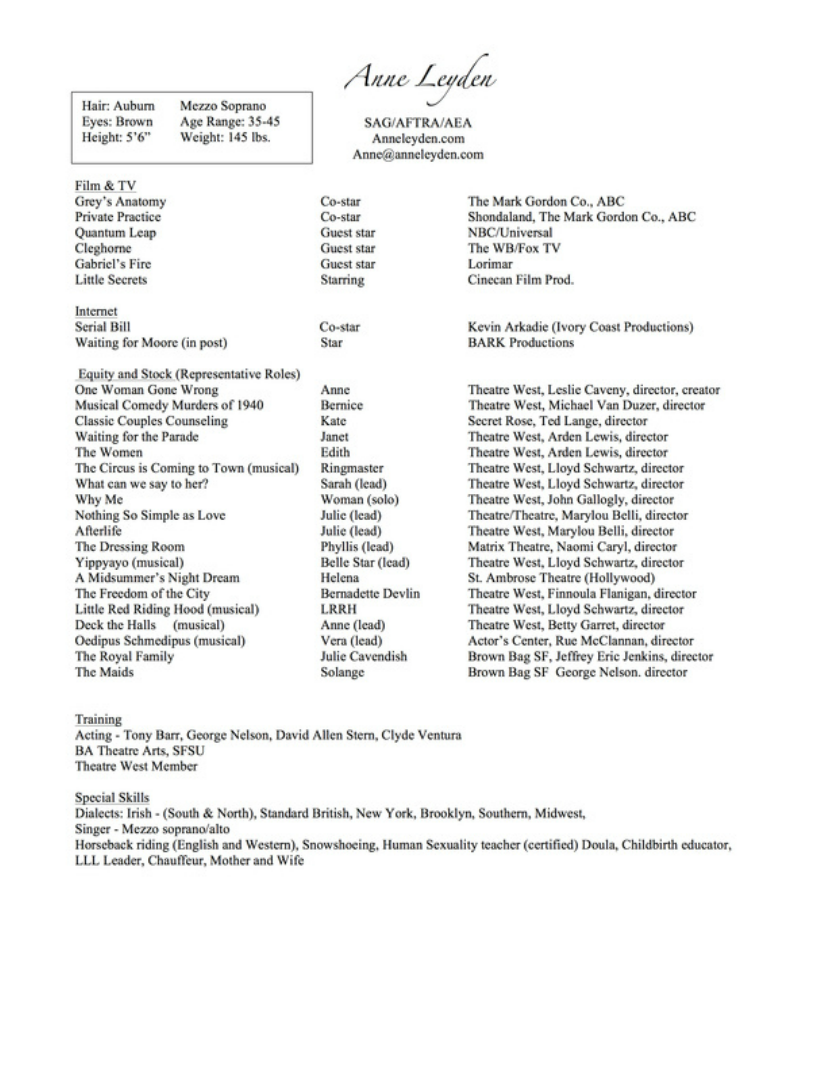 Chauffer Resume